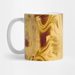 Bold melted copper striped kaleidoscope Mug